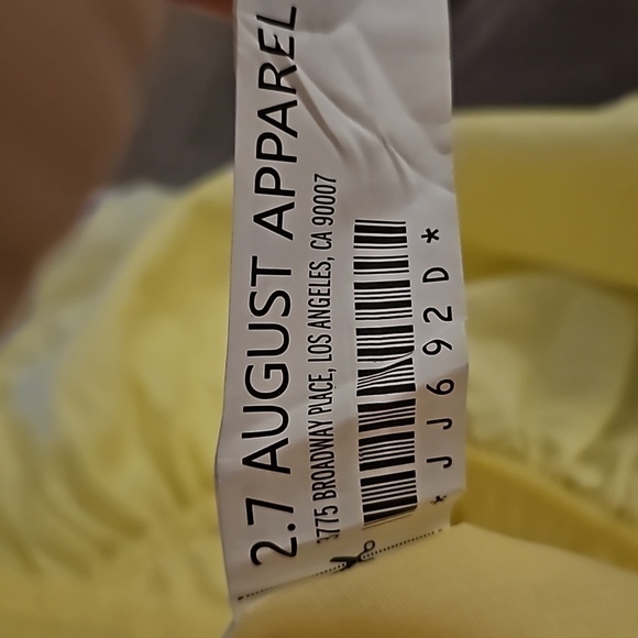 ENGLISH FACTORY Yellow Puff Sleeve Ruffled Drop Waist Mini Hoco Dress Small - Picture 8 of 10